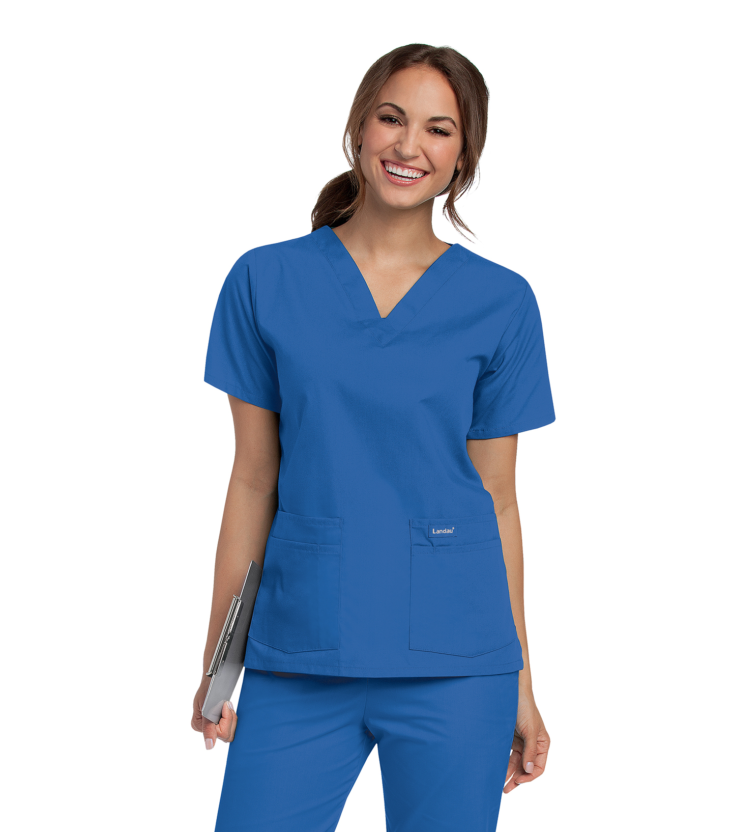 V-NECK TUNIC RBLU MED