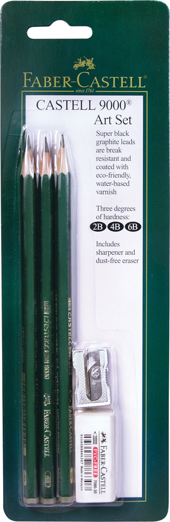9000 CASTELL ART SET/3 BC