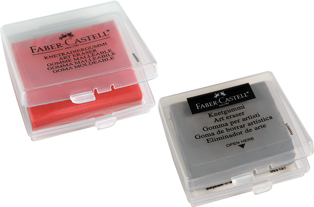 KNEADED ERASER W CASE GREY