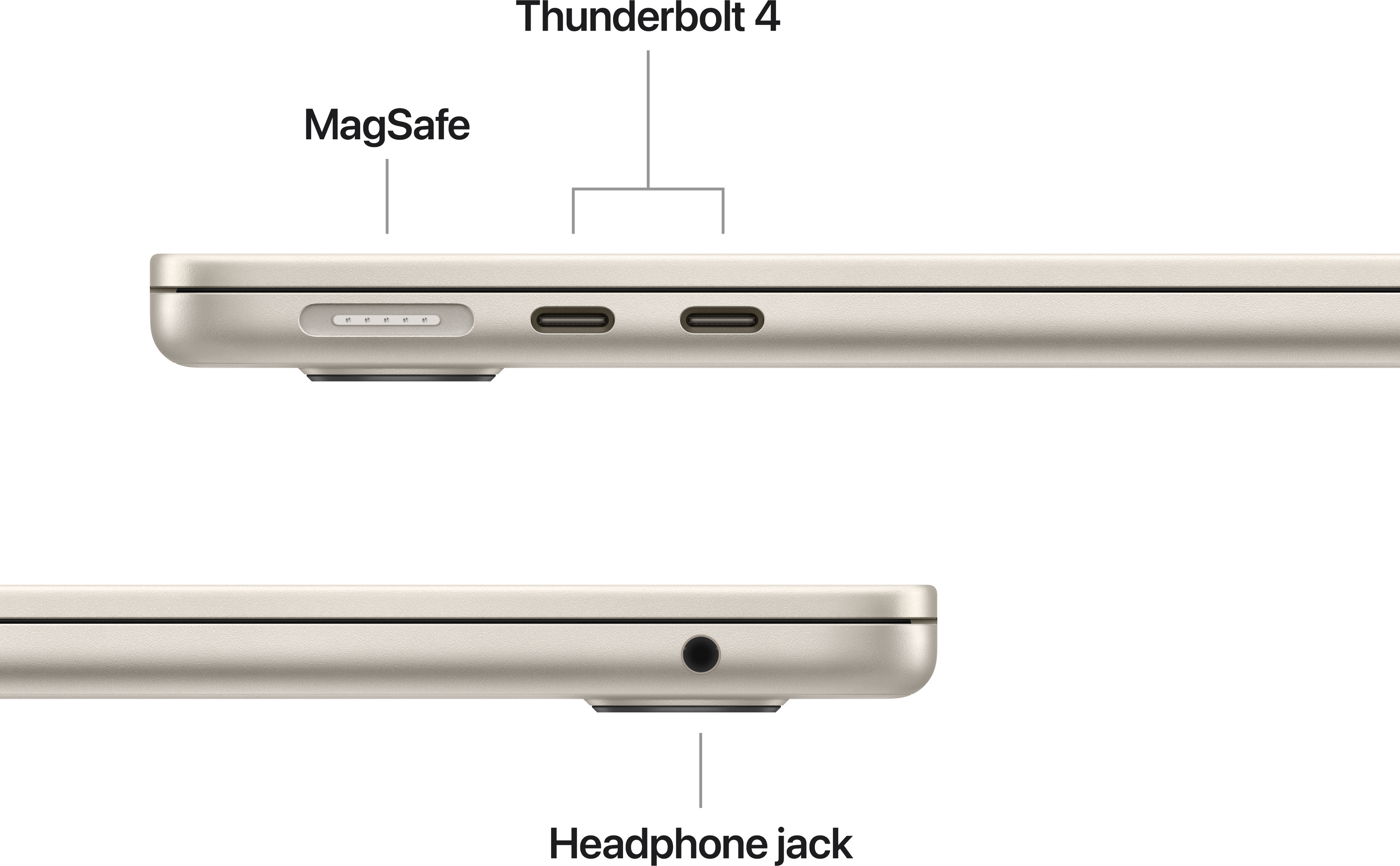 Apple 13-inch MacBook Air: Apple M5 chip with 10‑core CPU and 8‑core GPU, 16GB, 512GB SSD - Starlight