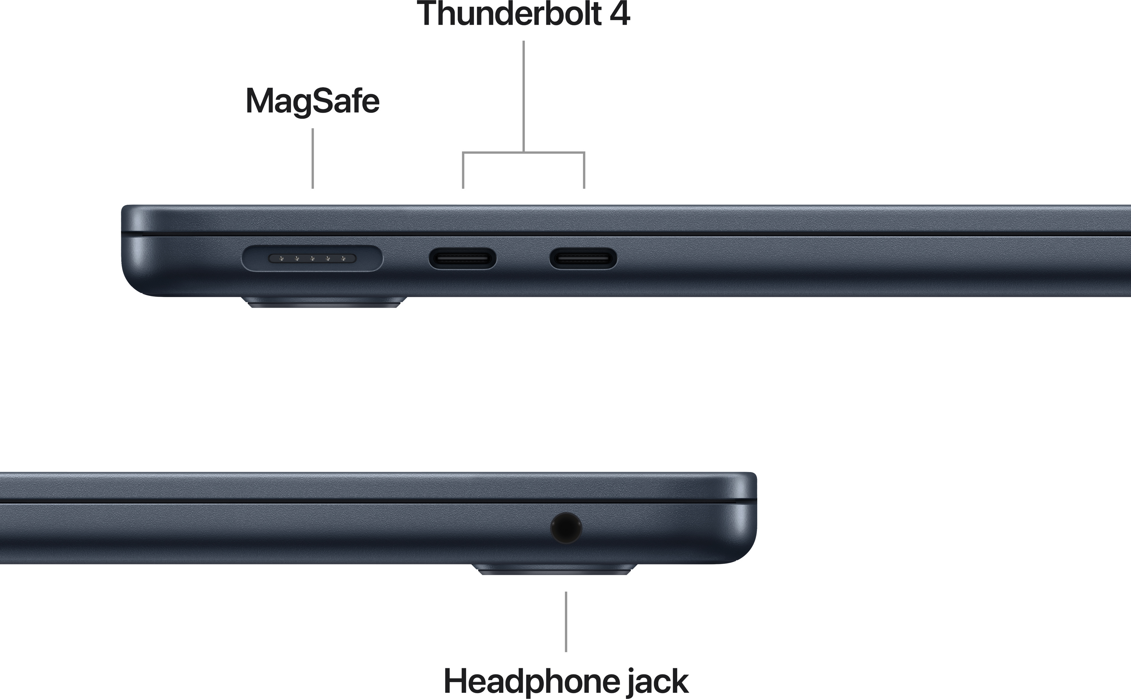 Apple 13-inch MacBook Air: Apple M5 chip with 10‑core CPU and 10‑core GPU, 16GB, 1TB SSD - Midnight