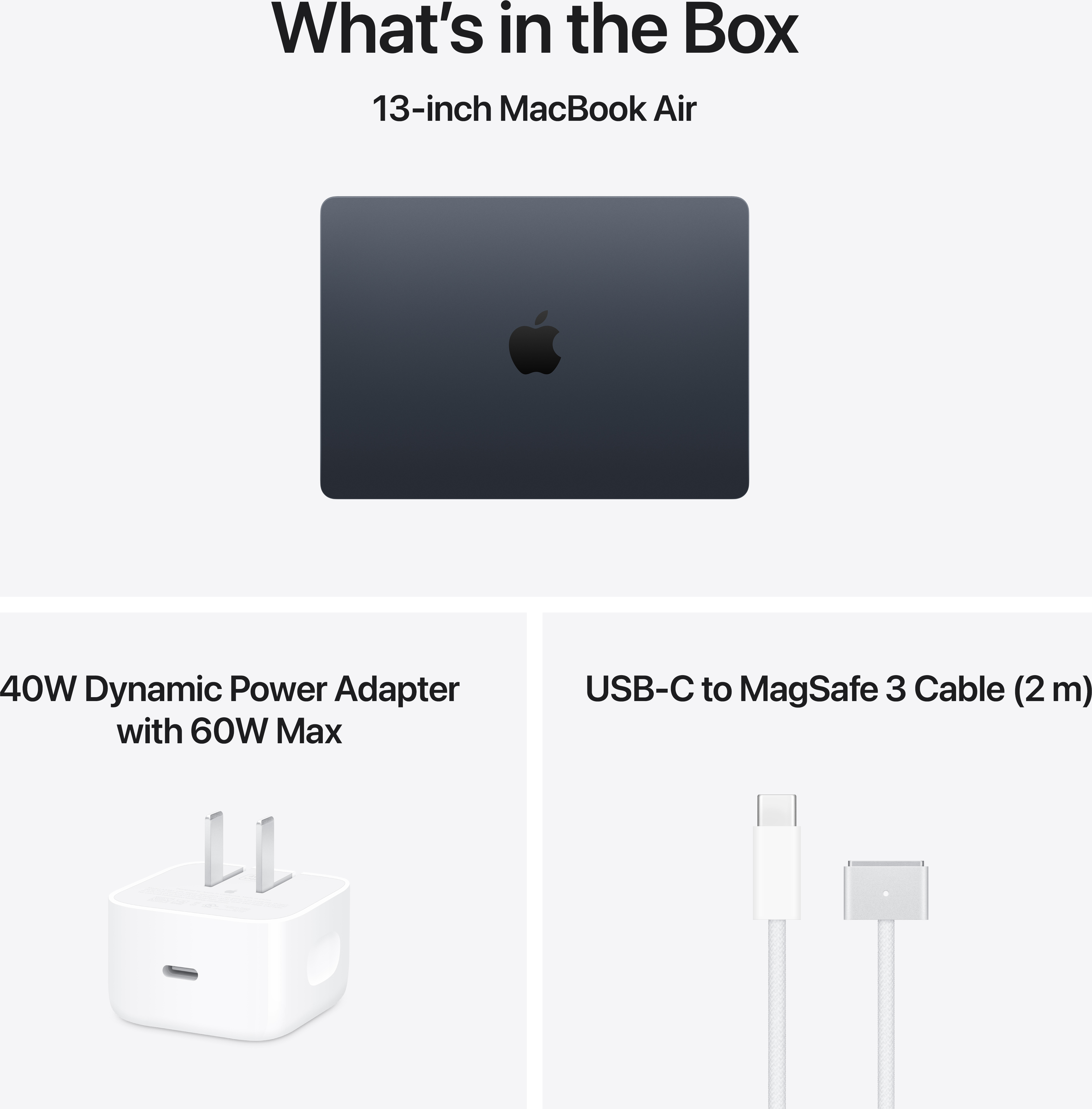 Apple 15-inch MacBook Air: Apple M5 chip with 10‑core CPU and 10‑core GPU, 16GB, 512GB SSD - Midnight